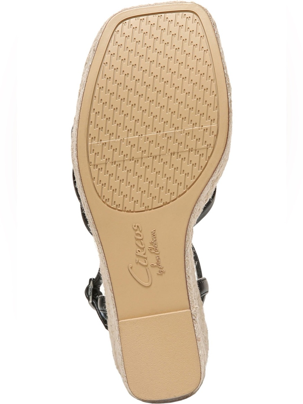 Circus by Sam Edelman Black Platform Espadrille Wedge Sandals NEW - Picture 5 of 6